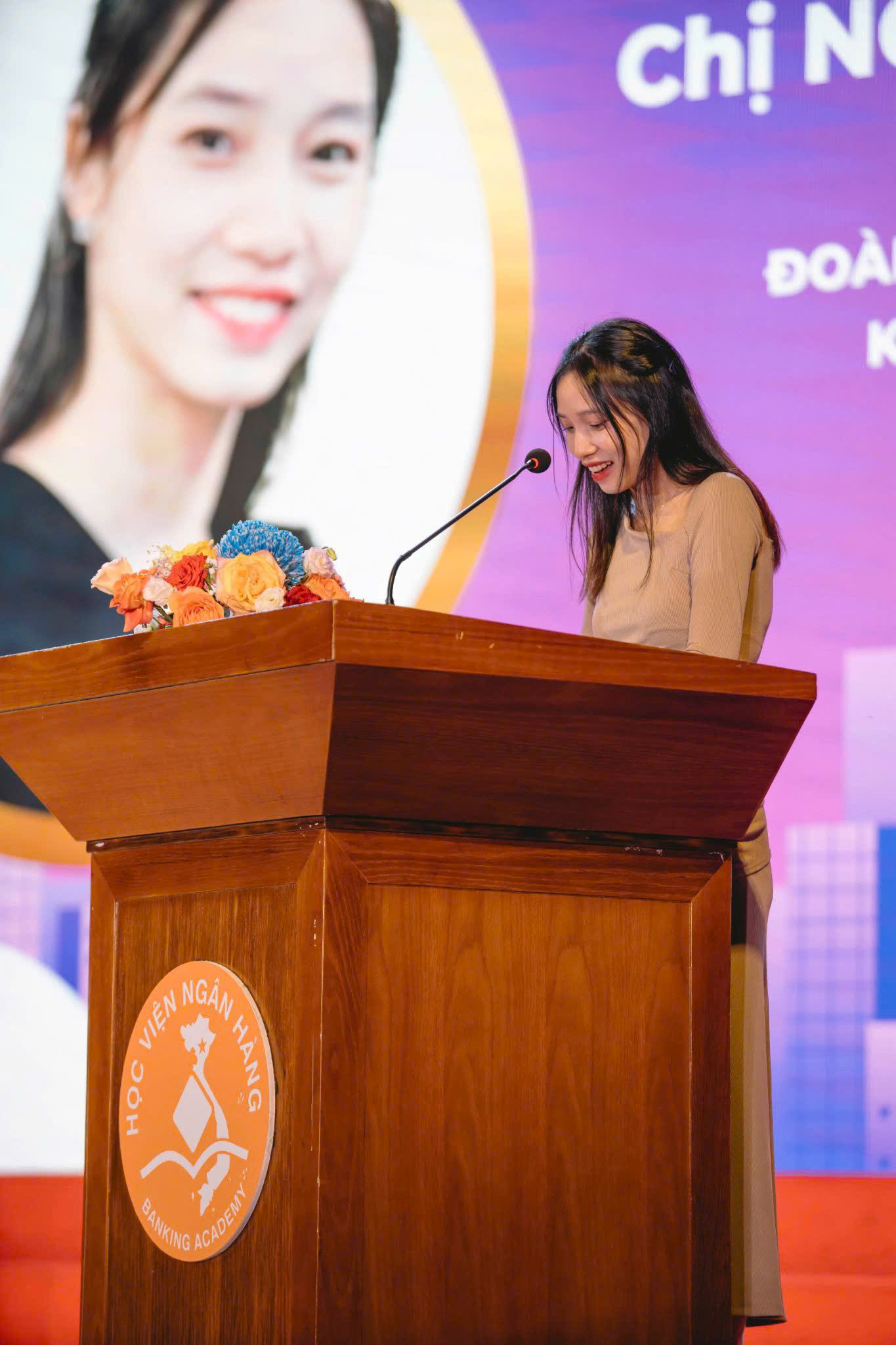 Chia sẻ tại Học viện Ngân hàng